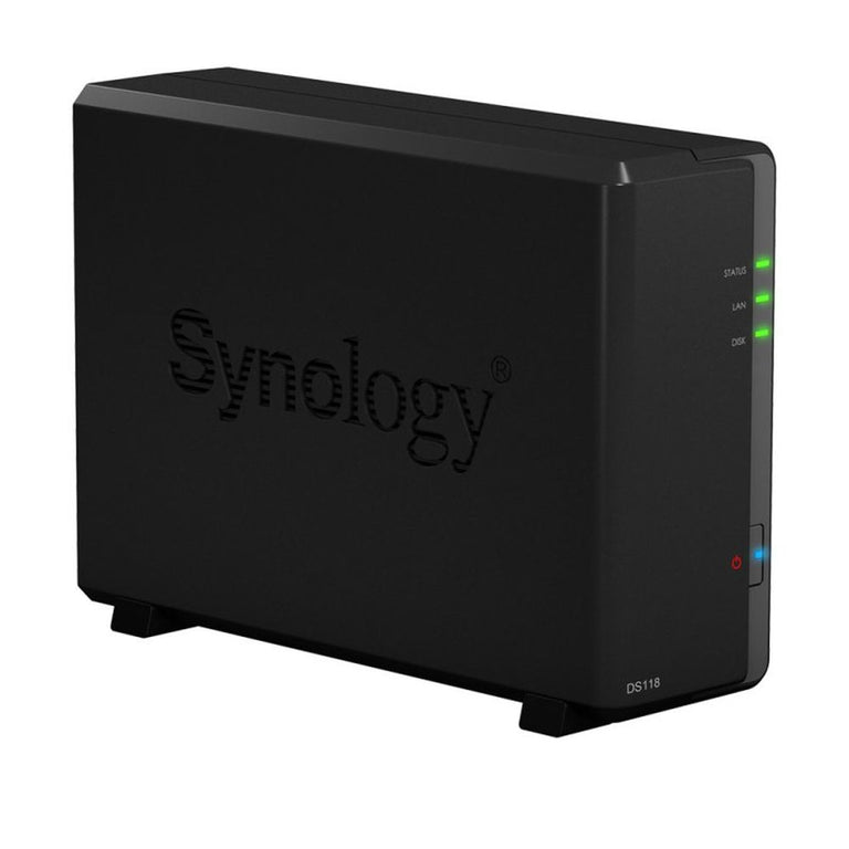 Almacenamiento en Red Synology DS118 Realtek RTD1296 64-Bit 1 GB DDR4 16 dBA Negro