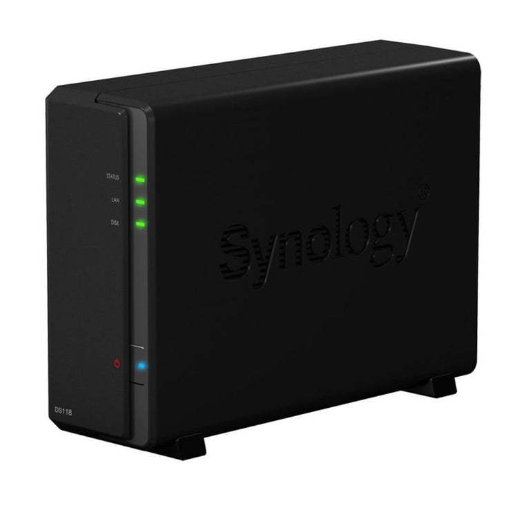 Almacenamiento en Red Synology DS118 Realtek RTD1296 64-Bit 1 GB DDR4 16 dBA Negro