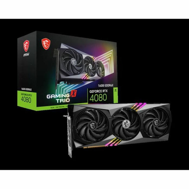 Tarjeta Gráfica MSI GeForce RTX 4080 16GB GAMING X TRIO