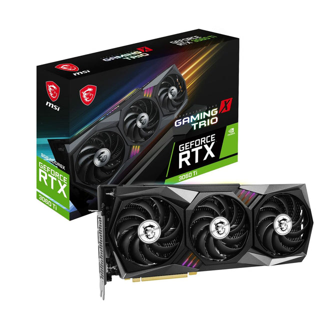 Tarjeta Gráfica MSI GeForce RTX 3060 Ti Gaming X TRIO 8GD6X