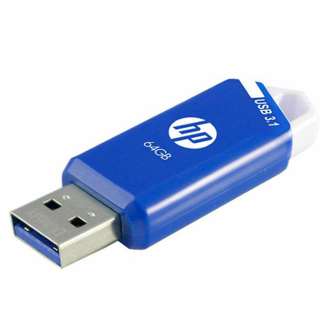 HP USB-Flash-Laufwerk HPFD755W-64 64 GB Blau