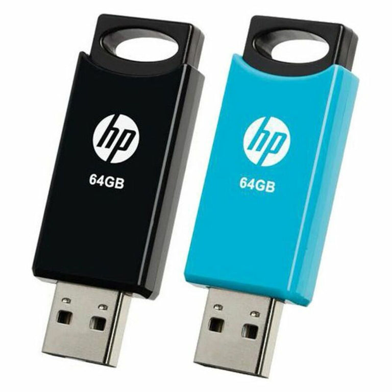 Memoria USB HP 212 USB 2.0 Azul/Negro (2 uds)