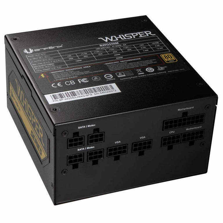 Fuente de Alimentación BitFenix BWG550M 550 W 80 Plus Gold