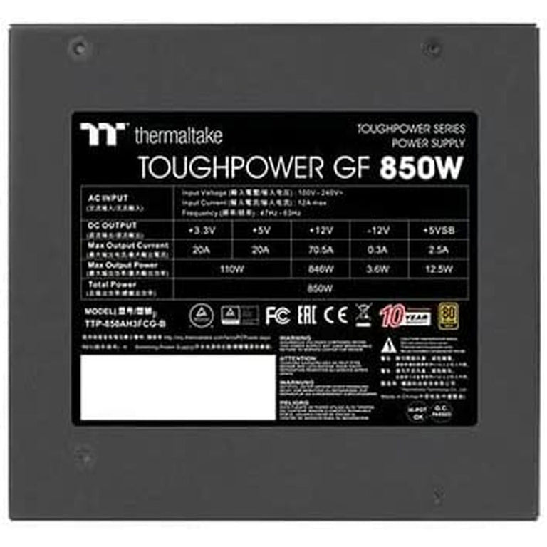 Fuente de Alimentación THERMALTAKE Toughpower GF 850 W