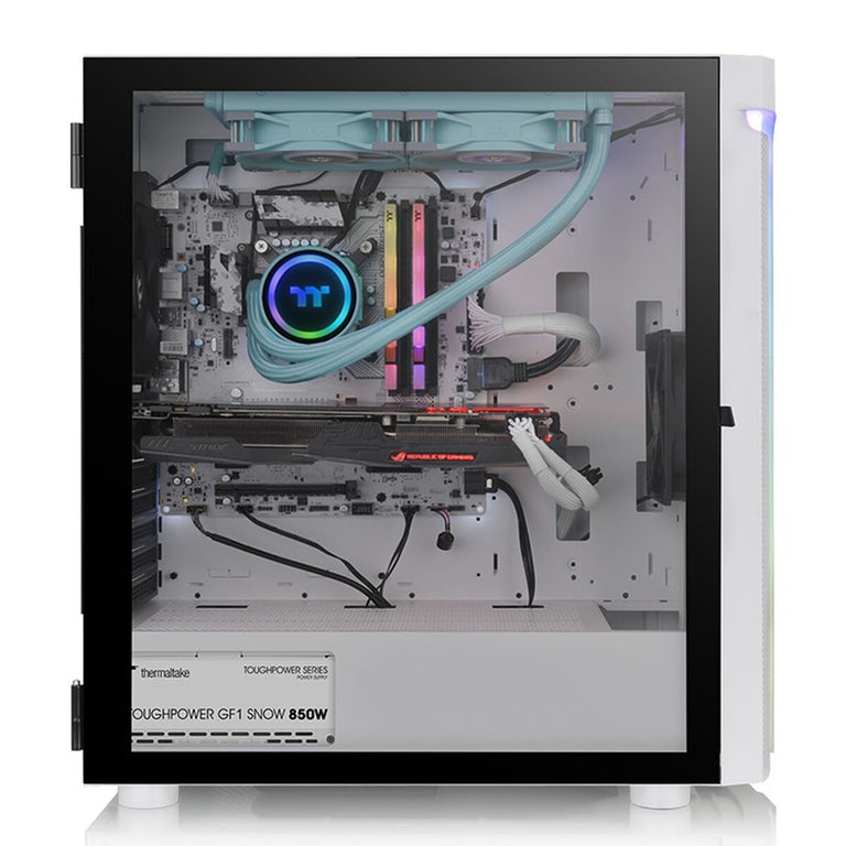 Caja Semitorre ATX THERMALTAKE H590 TG ARGB ARGB Blanco