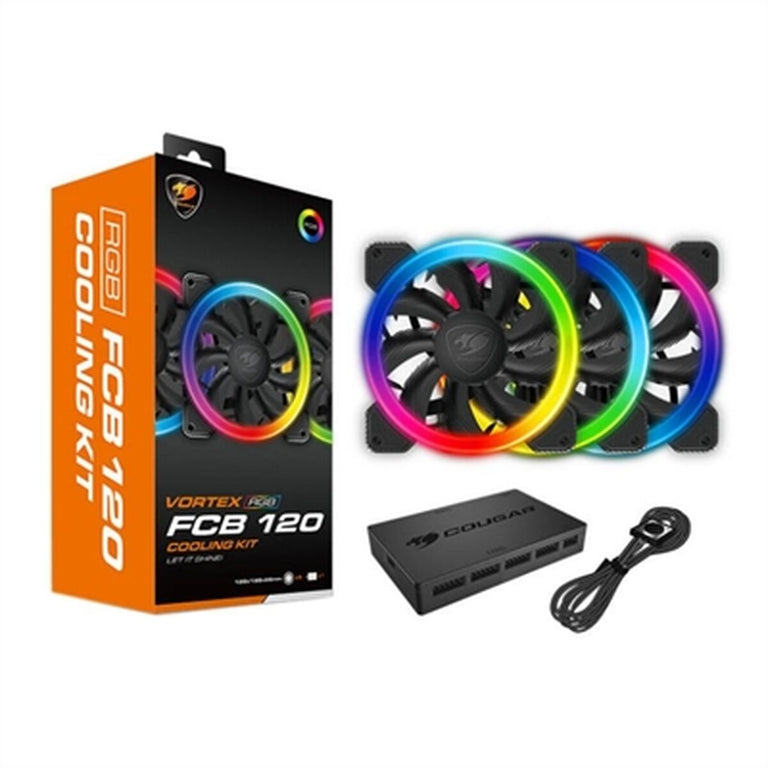 Ventilador de Caja Cougar Vortex RGB FCB 120