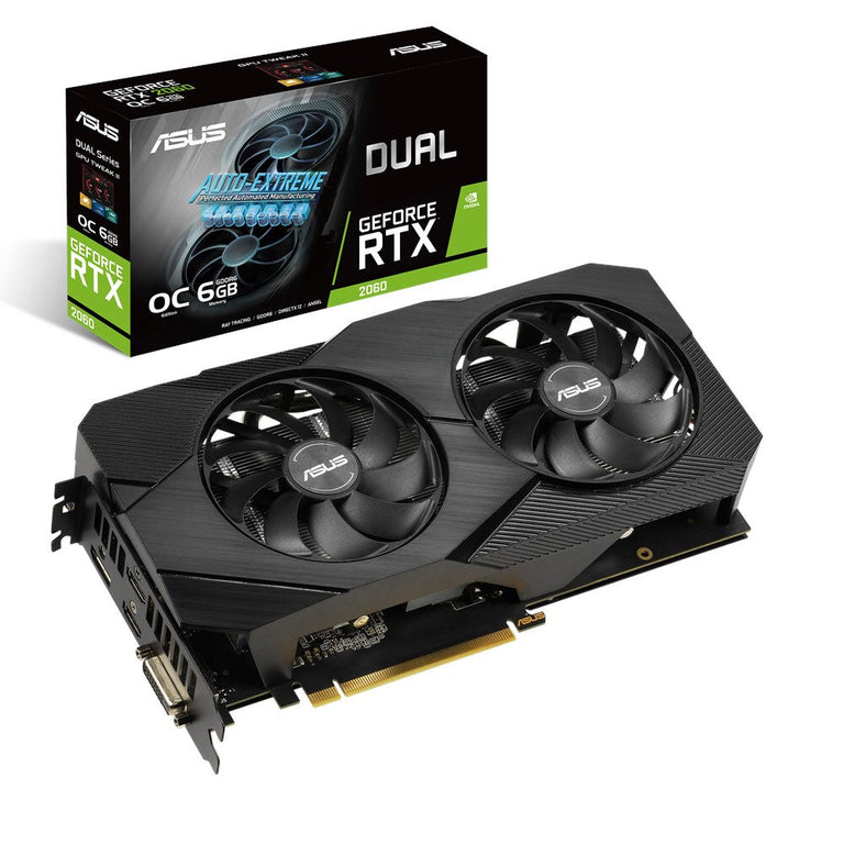 Tarjeta Gráfica Asus DUAL-RTX2060-O6G-EVO