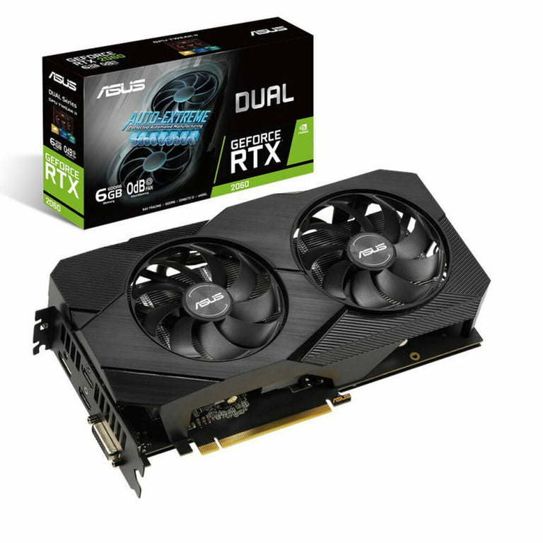 Tarjeta Gráfica Asus DUAL-RTX2060-6G-EVO