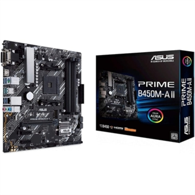 Asus PRIME B450M-A II mATX DDR4 AM4 Motherboard