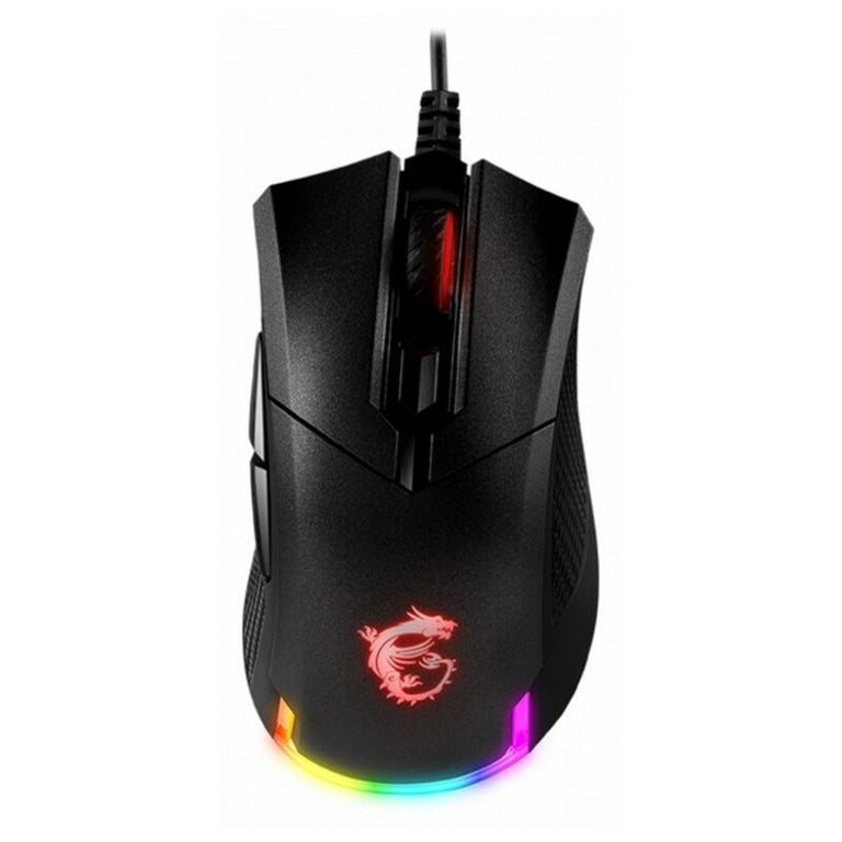 Ratón Gaming MSI Clutch GM50 USB 2.0 LED Negro