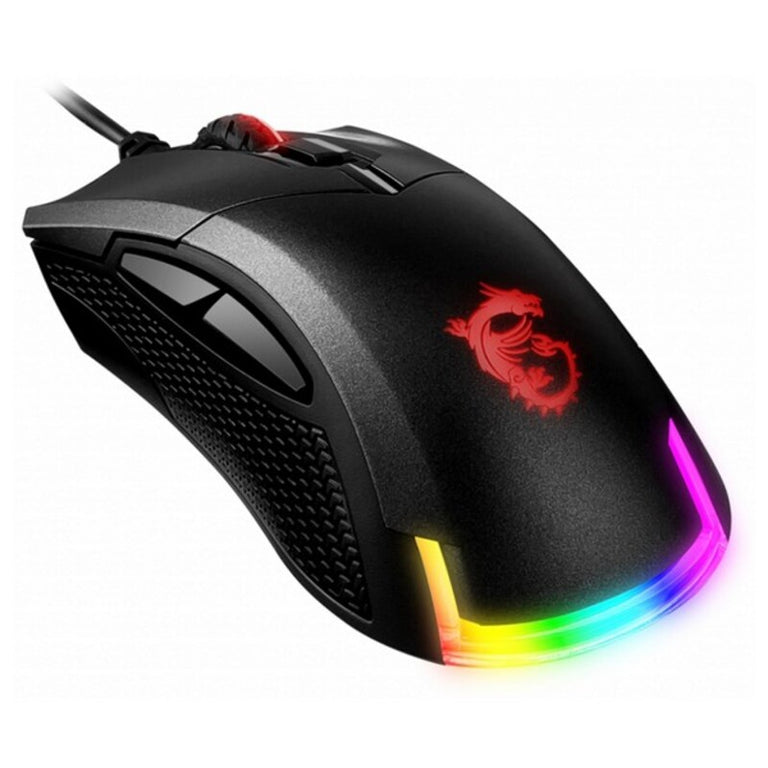 Ratón Gaming MSI Clutch GM50 USB 2.0 LED Negro