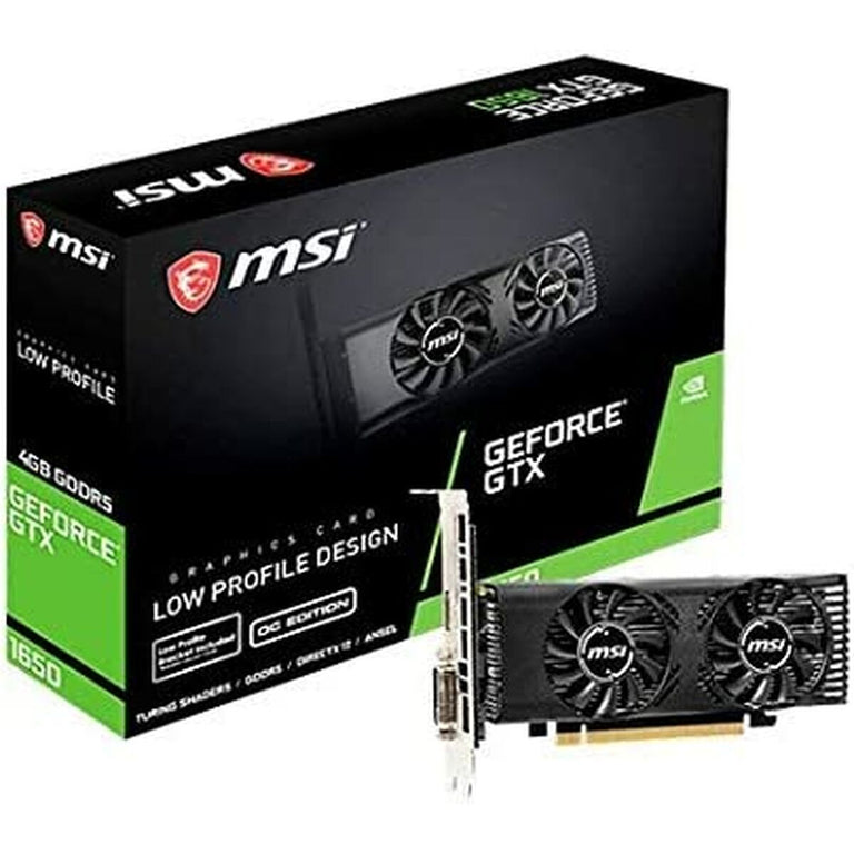 Tarjeta Gráfica MSI GTX 1650 4GT LP OC