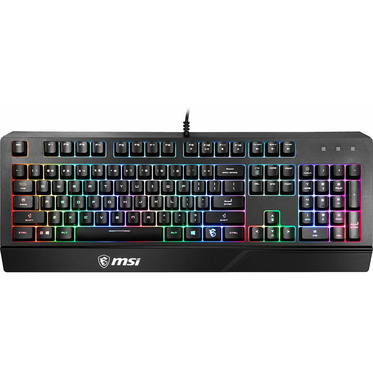 Gaming-Tastatur MSI Vigor GK20 Qwerty Spanisch Schwarz LED RGB