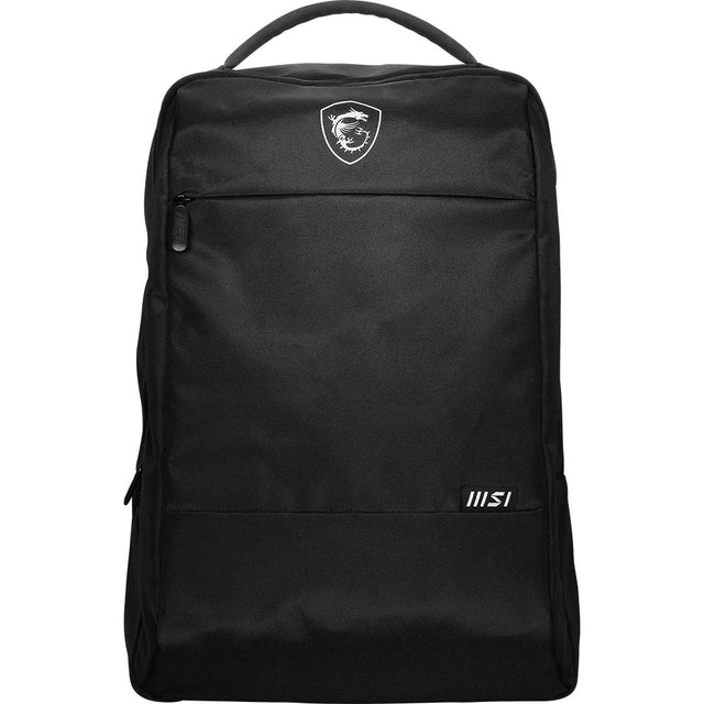 MSI Laptop- und Tablet-Rucksack mit Reißverschluss, Schwarz (A+ generalüberholt)