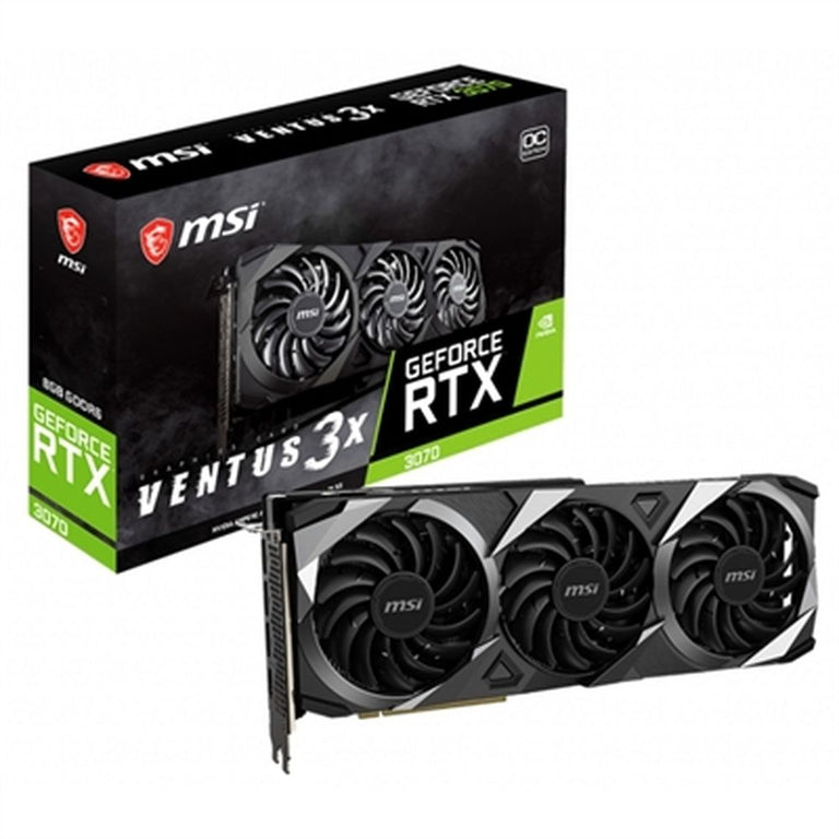 Tarjeta Gráfica MSI RTX 3070 VENTUS 3X 8G OC LHR