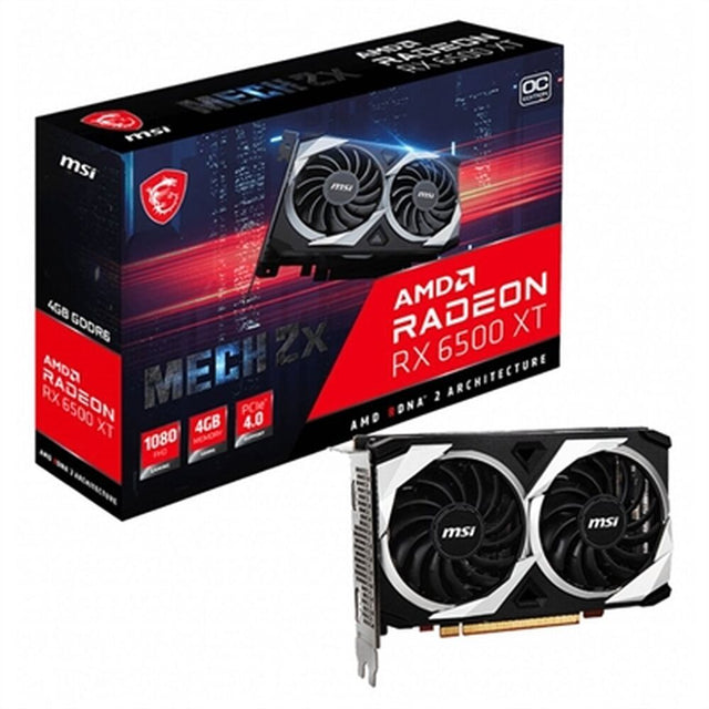 Tarjeta Gráfica MSI RADEON RX 6500 XT MECH 2X 4G OC