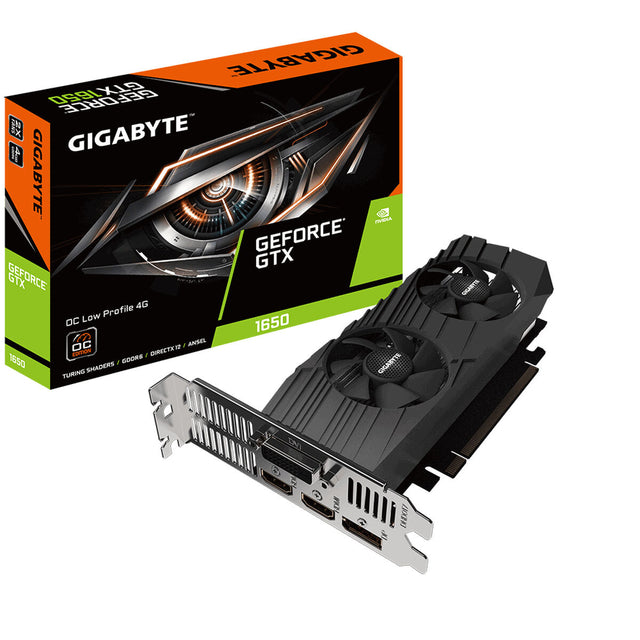 Tarjeta Gráfica Gigabyte GTX 1650 D6 OC LP 4 GB GDDR6 8K Ultra HD