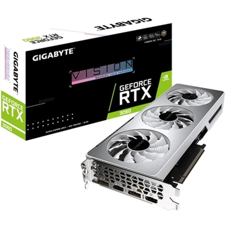 Tarjeta Gráfica Gigabyte GeForce RTX 3060 VISION OC 12G (rev. 2.0) 12 GB GDDR6 8K Ultra HD