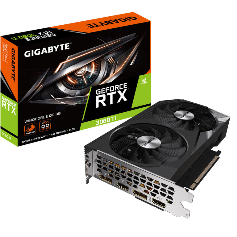 Tarjeta Gráfica Gigabyte GeForce RTX 3060 Ti WINDFORCE OC 8 GB GDDR6