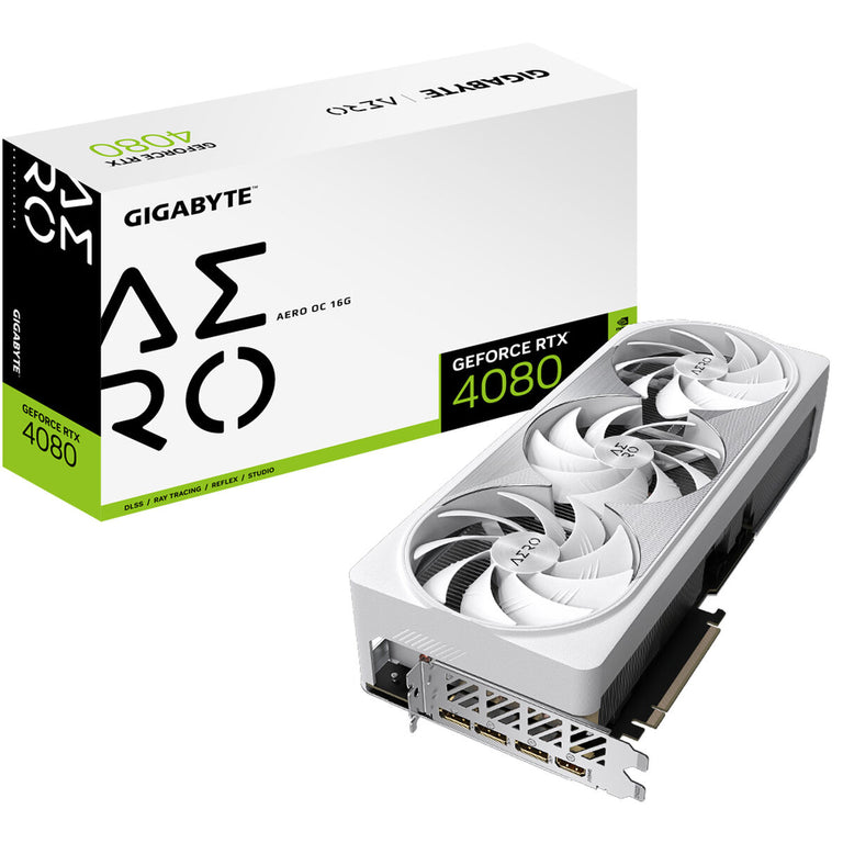 Tarjeta Gráfica Gigabyte GeForce RTX 4080 16GB AERO OC 16 GB GDDR6X