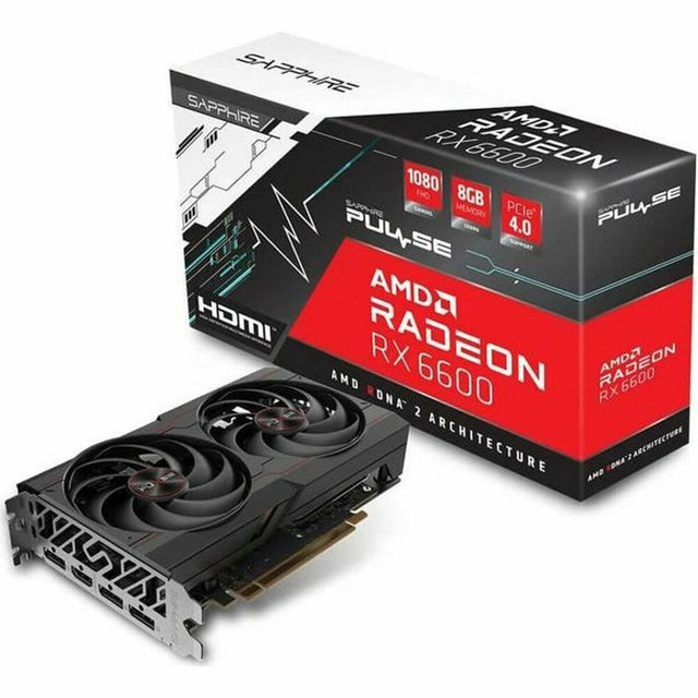 Tarjeta Gráfica Sapphire Radeon RX 6600 Pulse Gaming 8 GB GDDR6