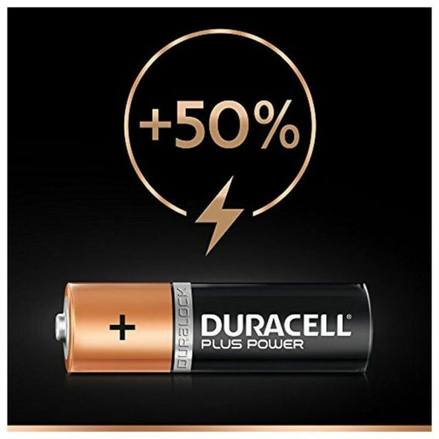 Pilas Alcalinas DURACELL Plus Power DURLR6P8B LR6 AA 1.5V (8 pcs) (AA) (LR6)