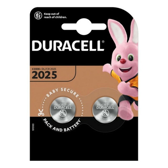 Pilas Litio CR2025 DURACELL 3 V (2 uds)