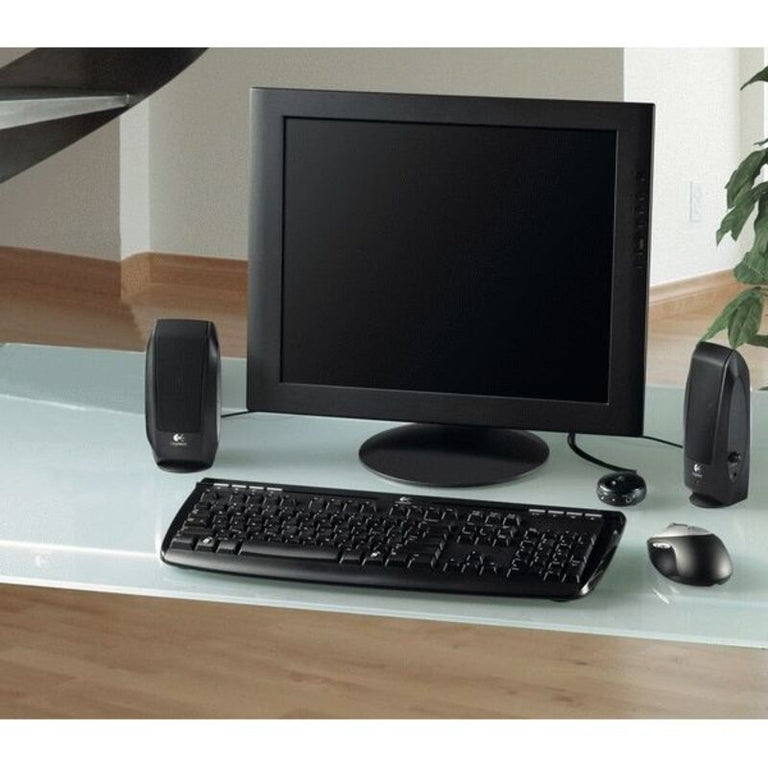 Altavoces Multimedia Logitech S120 2.0 3W OEM Negro