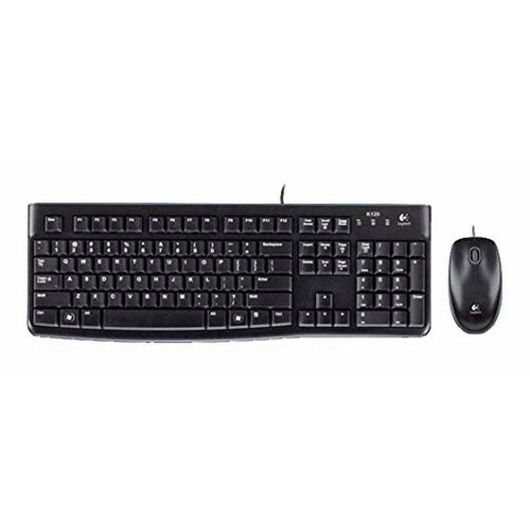 Teclado y Ratón Inalámbrico Logitech Desktop MK120 Qwerty Español