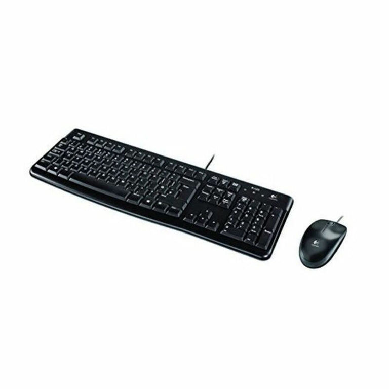 Logitech 920-002550 optische USB-Tastatur und Maus schwarz