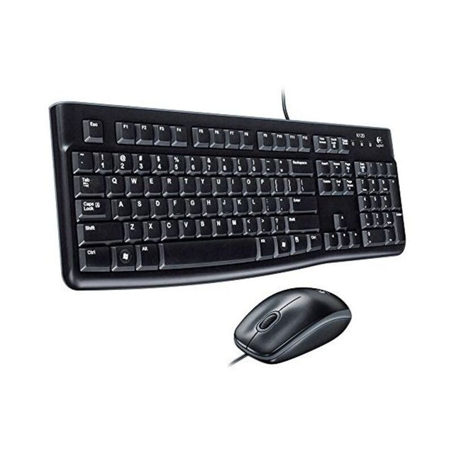 Logitech 920-002550 1000 dpi optische USB-Tastatur und Maus schwarz