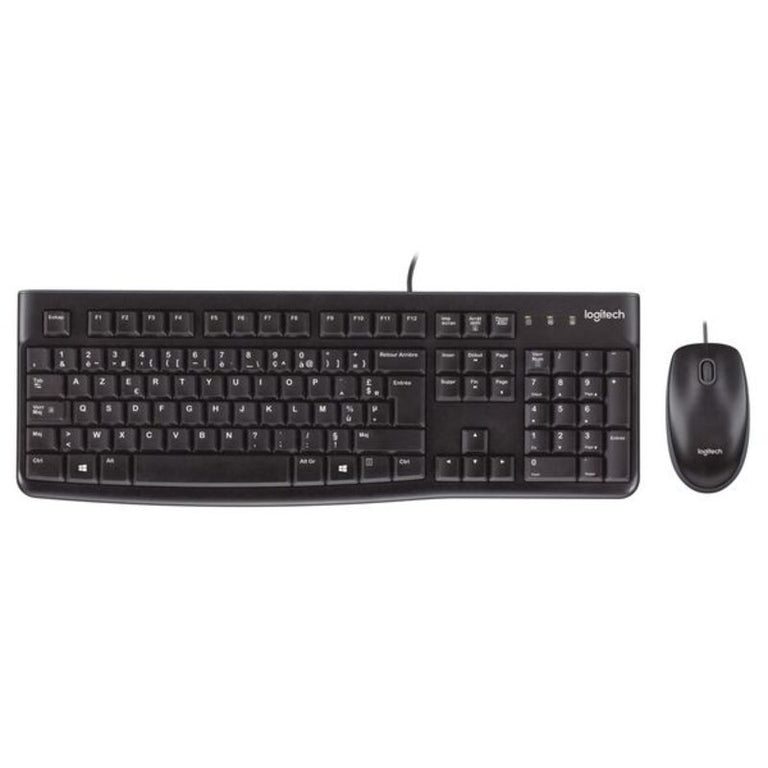 Logitech 920-002550 1000 dpi optische USB-Tastatur und Maus schwarz