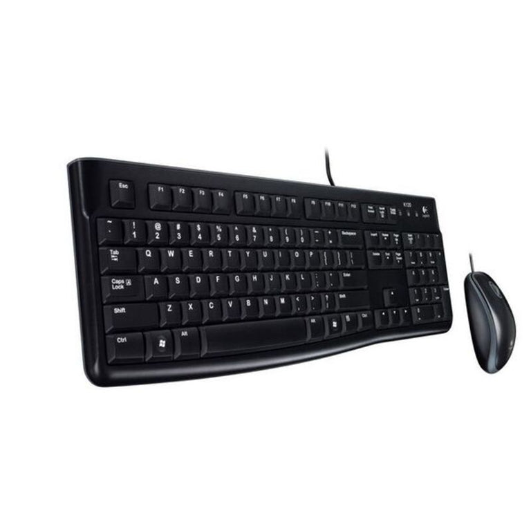 Logitech 920-002550 1000 dpi optische USB-Tastatur und Maus schwarz