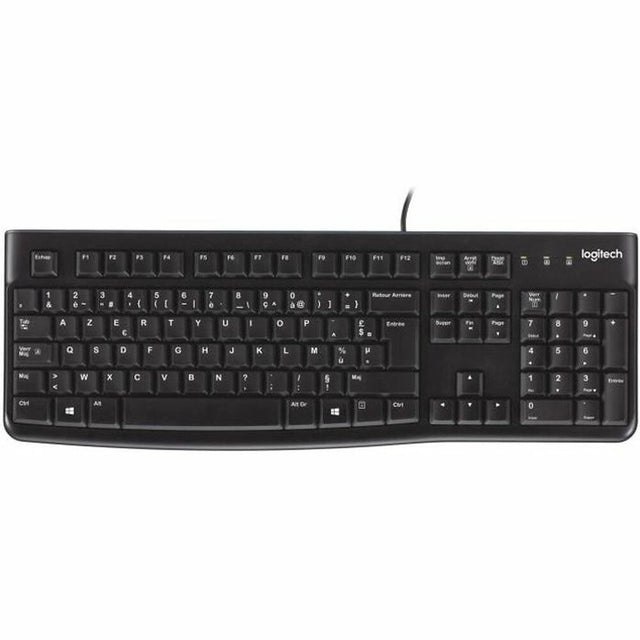 Logitech K120 Schwarze französische AZERTY-Tastatur