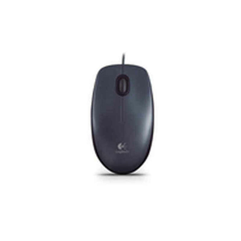 Ratón Óptico Logitech M90 USB 1000 dpi Negro