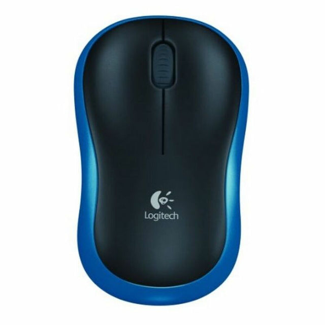 Logitech M185 Blau/Schwarze optische Maus