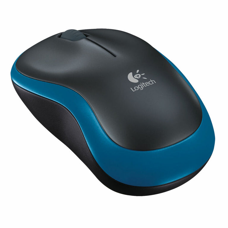 Logitech M185 Blau/Schwarze optische Maus