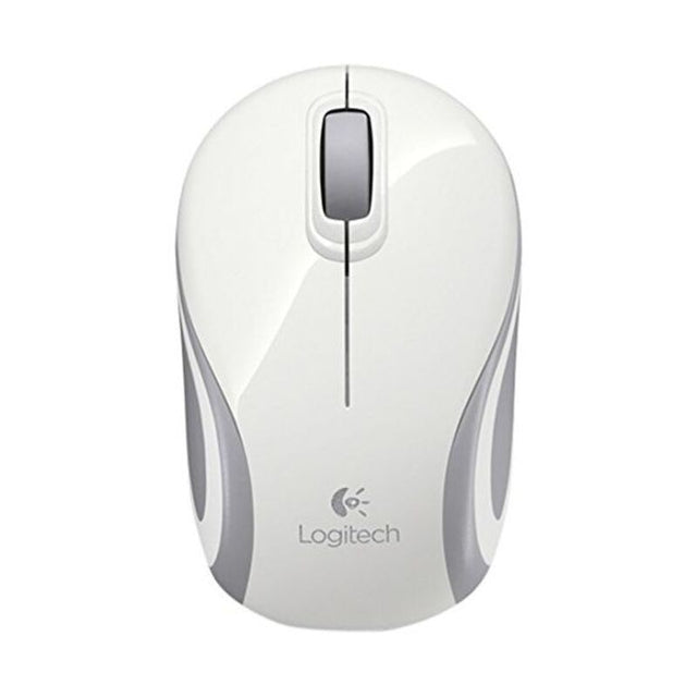 Ratón Inalámbrico Logitech M187 Blanco Gris