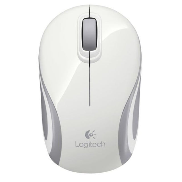 Ratón Inalámbrico Logitech M187 Blanco Gris