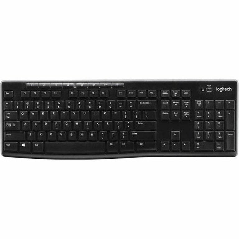 Logitech Wireless Keyboard Französisch Schwarz AZERTY