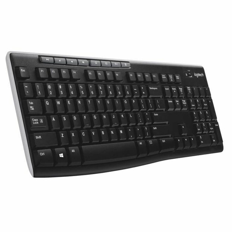 Logitech Wireless Keyboard Französisch Schwarz AZERTY