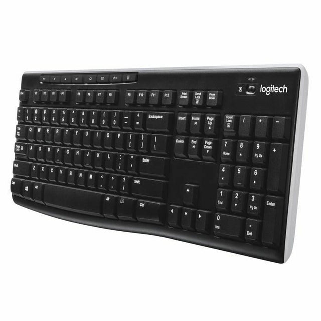 Logitech Wireless Keyboard Französisch Schwarz AZERTY