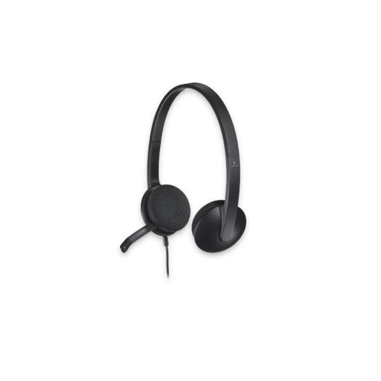 Auriculares con Micrófono Logitech H340 USB 1,8 m Negro