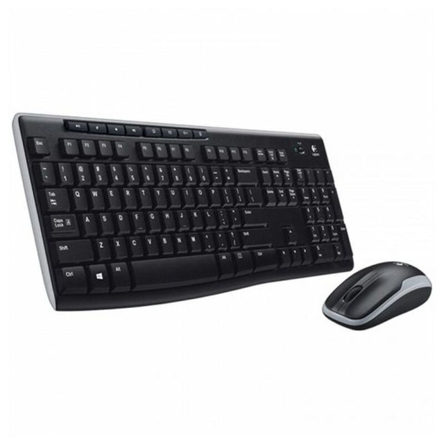 Logitech Wireless Tastatur und Maus 920-004513 Schwarz Spanisch