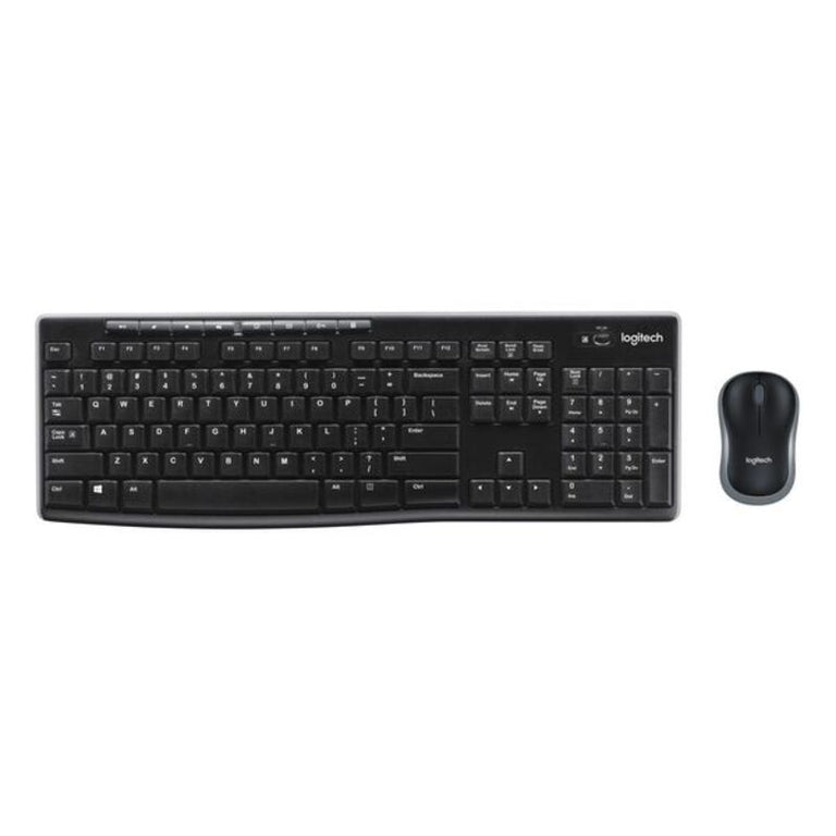 Logitech Wireless Tastatur und Maus 920-004513 Schwarz Spanisch