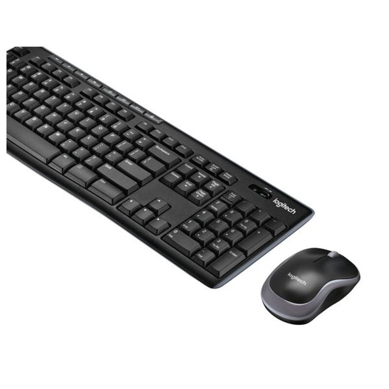 Logitech Wireless Tastatur und Maus 920-004513 Schwarz Spanisch