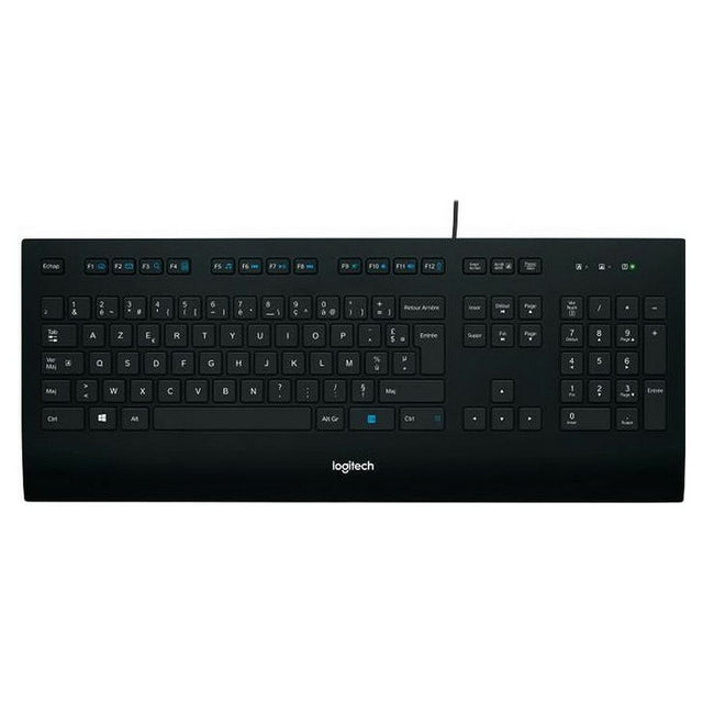 Logitech K280E Schwarze französische AZERTY-Tastatur