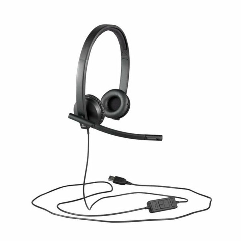 Auricular con Micrófono Logitech STEREO H570e Negro