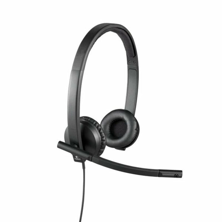 Auricular con Micrófono Logitech STEREO H570e Negro