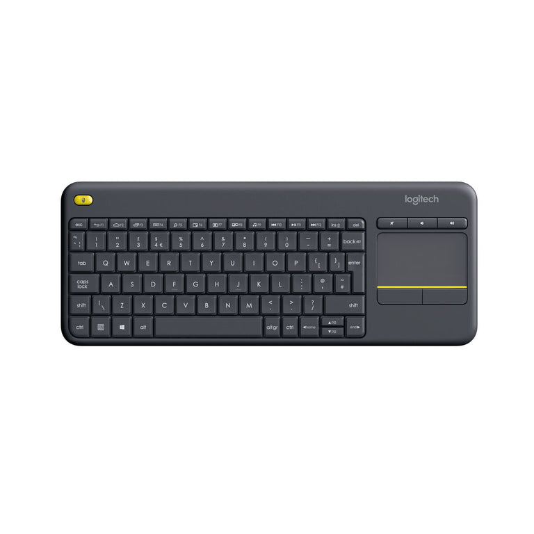 Logitech 920-007129 Kabellose französische AZERTY-Tastatur mit Touchpad (Restauriert B)